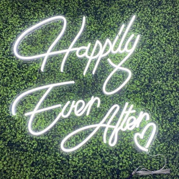 happily ever after neon sign