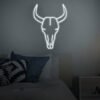 bullskull neon sign