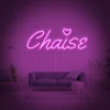 Chaise Neon Sign